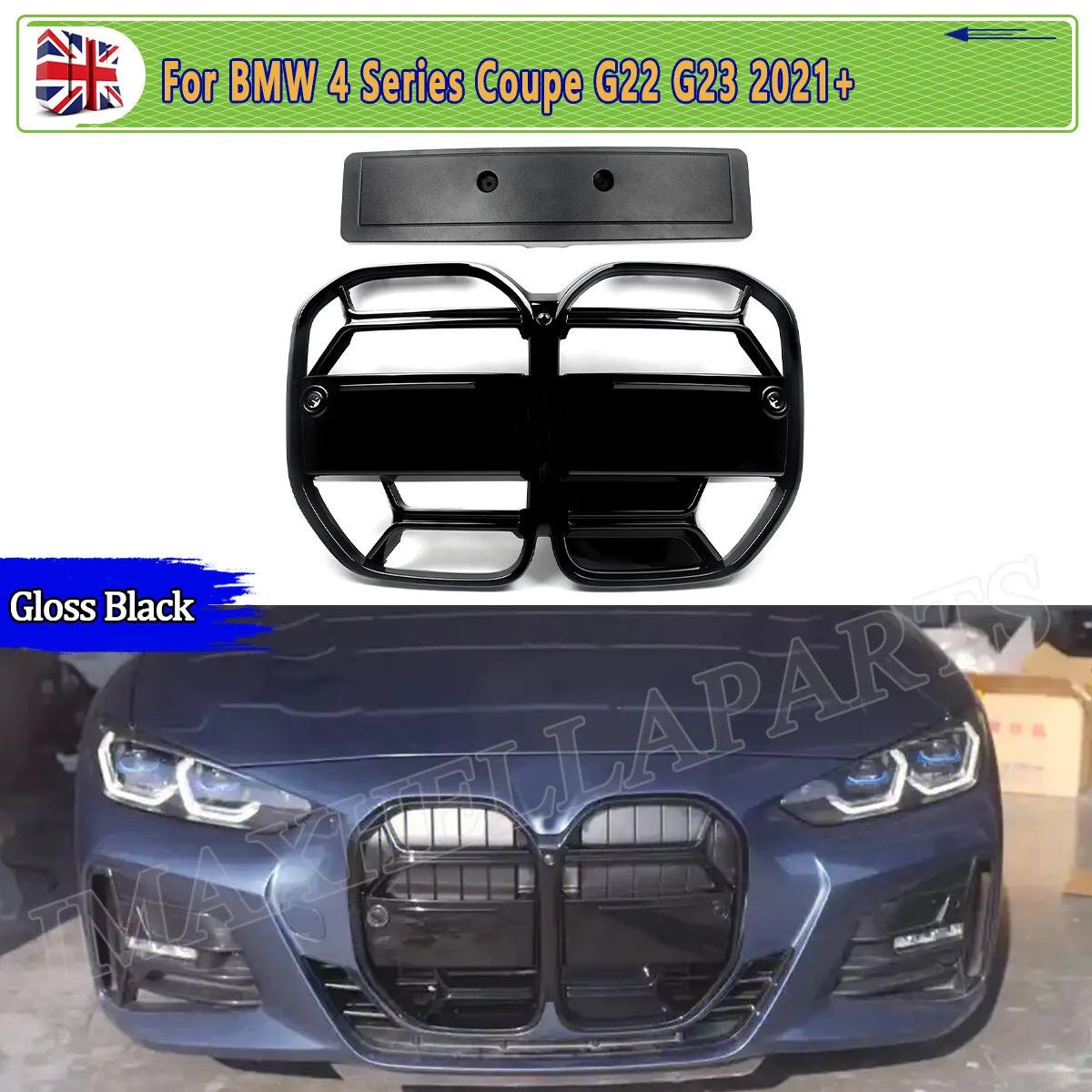 For BMW 4 Series G22 G23 Front Bumper Grille Gloss Black 420i 430i M4 CSL Style 2020 2021 2022 2023 Car Racing Grills Refit Gird
For BMW 4 Series G22 G23 Front Bumper Grille Gloss Black 420i 430i M4 CSL Style 2020 2021 2022 2023 Car Racing Grills Refit Gird