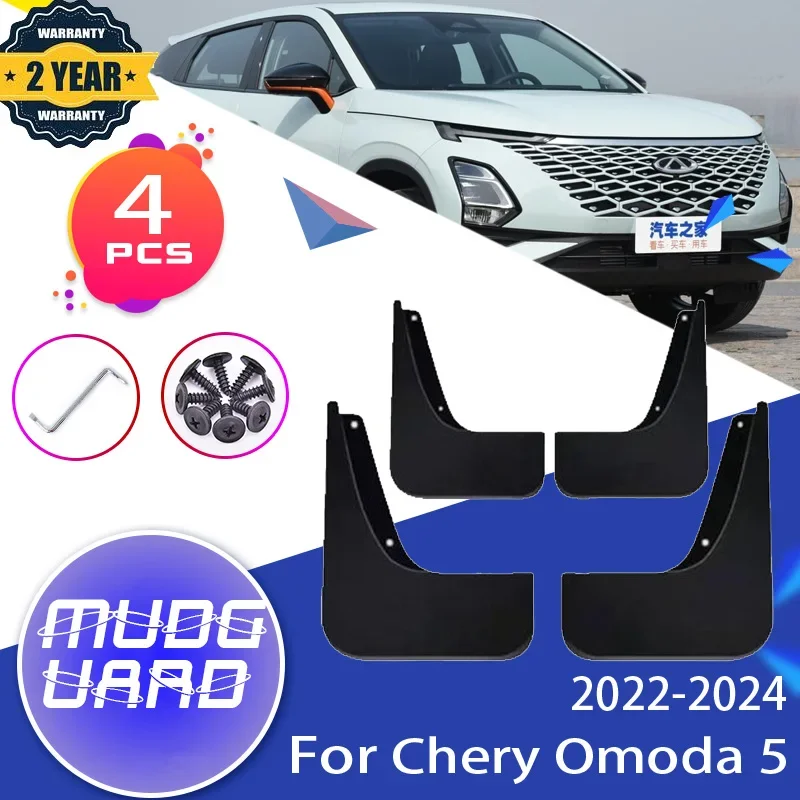 4x Car Mudflap for Chery Omoda 5 C5 Accessories 2022 2023 2024 Fownix FX Fender Mud Flap Guard Splash Flap Mudguards Accessories
4x Car Mudflap for Chery Omoda 5 C5 Accessories 2022 2023 2024 Fownix FX Fender Mud Flap Guard Splash Flap Mudguards Accessories
