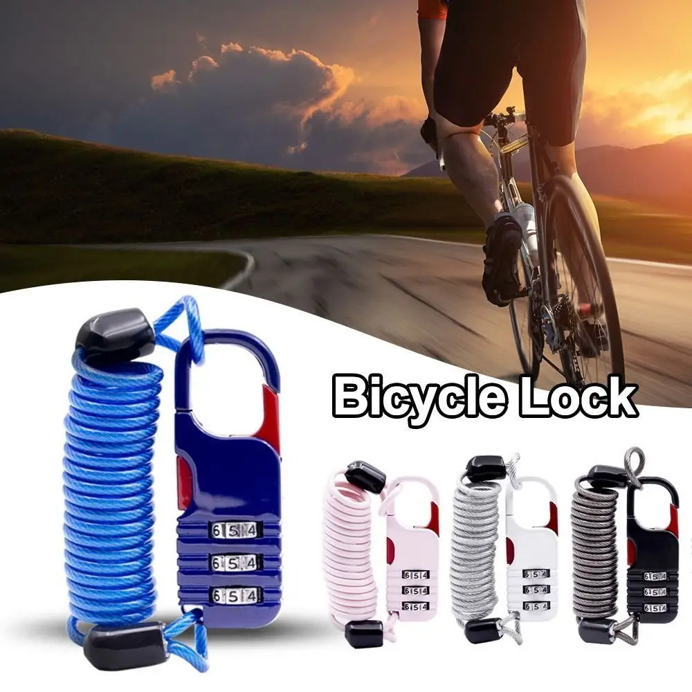 Zinc Aluminum Alloy Bicycle Lock Blue White Black Pink Anti Theft Digit Password Combination Lock Security Password Lock
Zinc Aluminum Alloy Bicycle Lock Blue White Black Pink Anti Theft Digit Password Combination Lock Security Password Lock