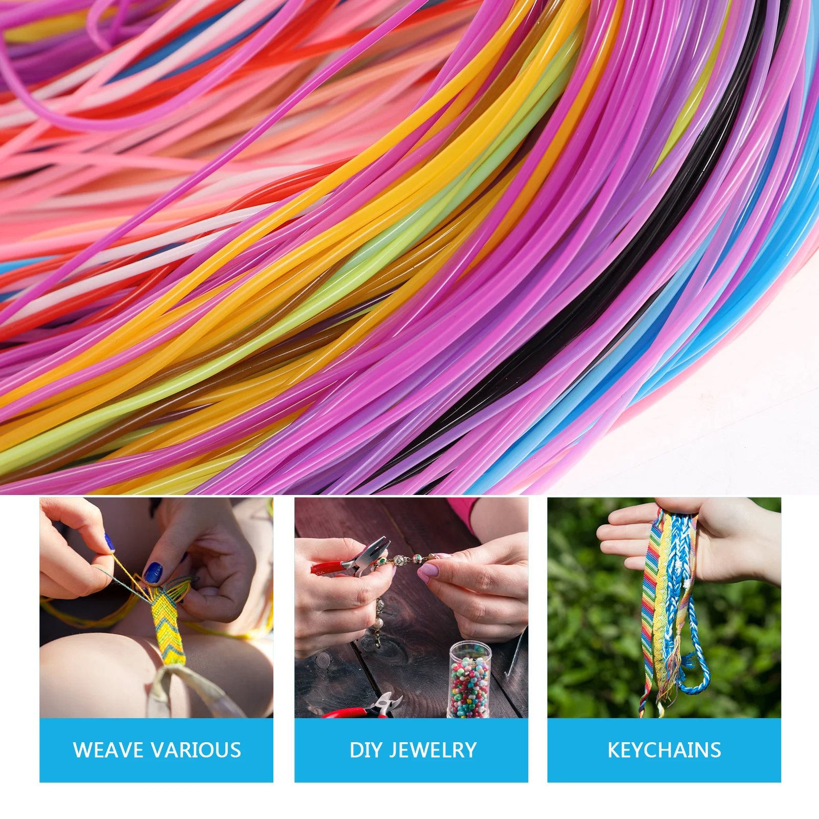 200 шт., 20 цветов, плетеный шнур «сделай сам», длина 180 см, ПВХ, строка для рукоделия, отделка, плетение браслета, изготовление завязок, ювелирные аксессуары
200 шт., 20 цветов, плетеный шнур «сделай сам», длина 180 см, ПВХ, строка для рукоделия, отделка, плетение браслета, изготовление завязок, ювелирные аксессуары