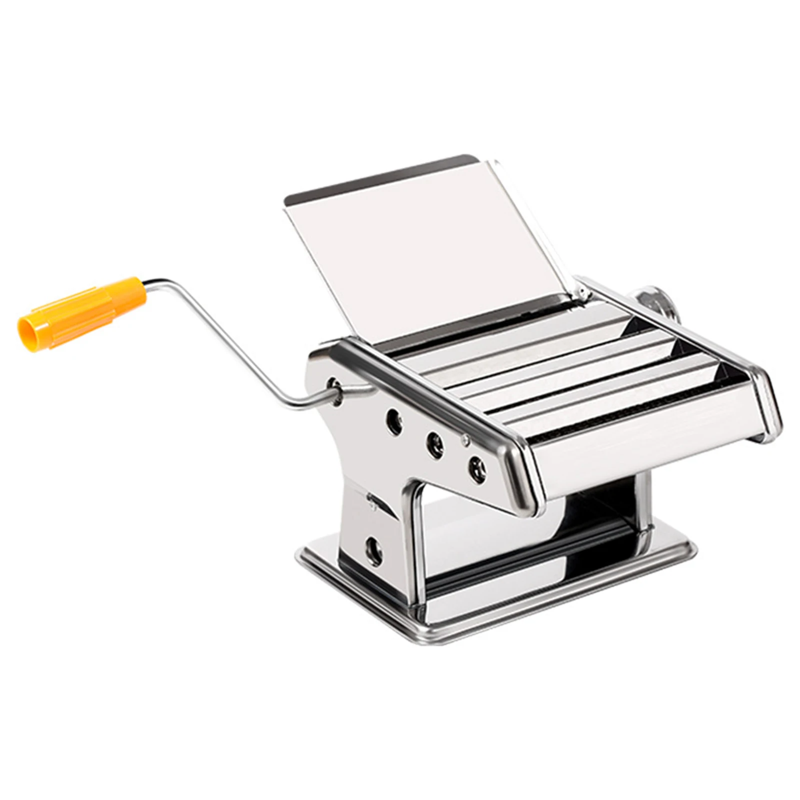 Stainless Steel Manual Dough Presser Noodle Maker Dumpling Wonton Wrappers Machine with Adjustable Thickness Settings
Stainless Steel Manual Dough Presser Noodle Maker Dumpling Wonton Wrappers Machine with Adjustable Thickness Settings