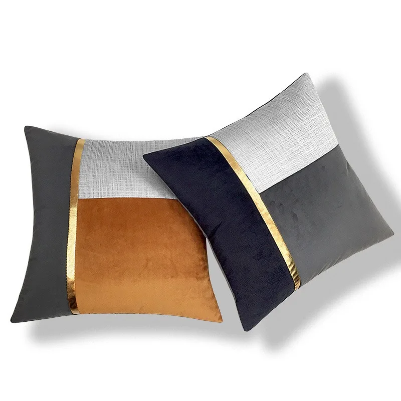 Modern American style pillows, living room sofa style pillows, waist pillows, orange spliced square pillows, cushions
Modern American style pillows, living room sofa style pillows, waist pillows, orange spliced square pillows, cushions