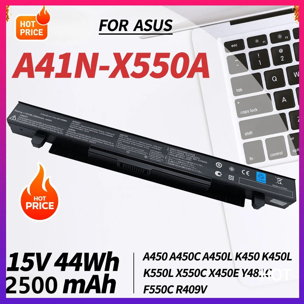 A41-X550A Аккумулятор для Asus R510C X550C X550L X550J R510L X550CA X552E X550V K550L F550V X550A P550C X550EA X550D R510 X550VX
A41-X550A Аккумулятор для Asus R510C X550C X550L X550J R510L X550CA X552E X550V K550L F550V X550A P550C X550EA X550D R510 X550VX