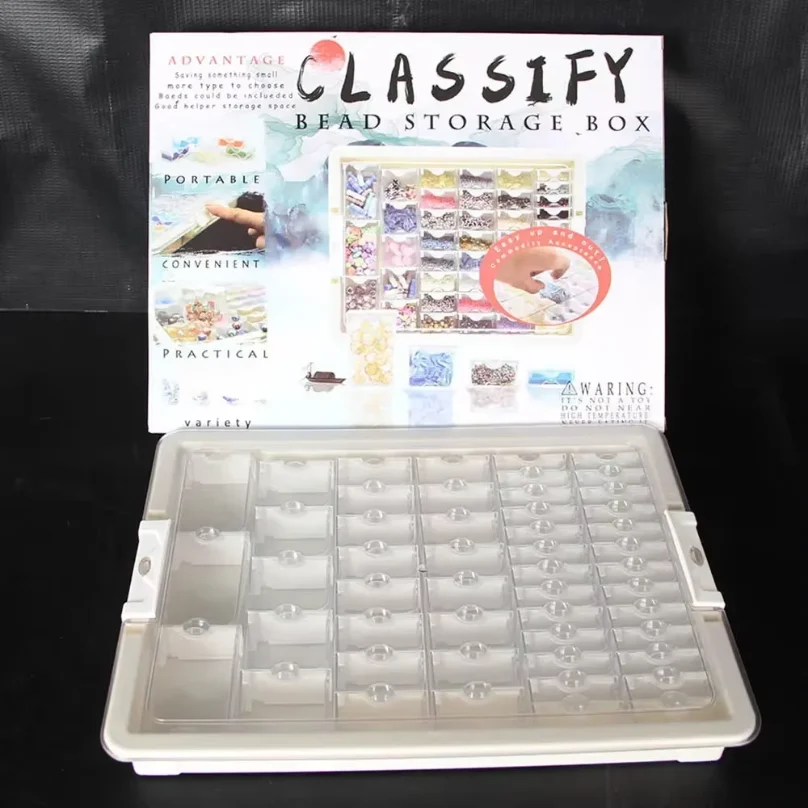 42/50/78 Grids Box Elizabeth Ward Bead Storage Portable Container Transparent Diamond Painting Plastic Storage Box
42/50/78 Grids Box Elizabeth Ward Bead Storage Portable Container Transparent Diamond Painting Plastic Storage Box