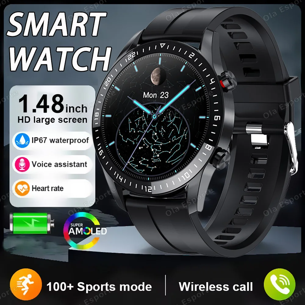 Мужские спортивные умные часы с GPS-треком AMOLED, монитор сердечного ритма и здоровья, Bluetooth-вызов, водонепроницаемые уличные умные часы для Android IOS
Мужские спортивные умные часы с GPS-треком AMOLED, монитор сердечного ритма и здоровья, Bluetooth-вызов, водонепроницаемые уличные умные часы для Android IOS