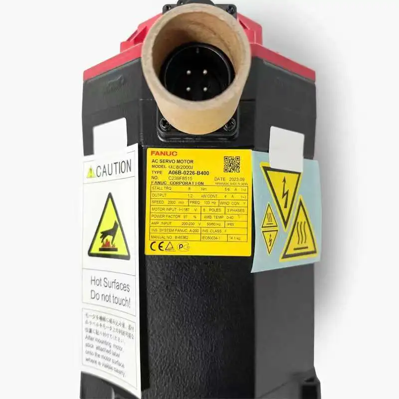 A06B-0226-B400 New Fanuc Servo Motor 12 Months Warranty A06B0226B400 A06B 0226 B400
A06B-0226-B400 New Fanuc Servo Motor 12 Months Warranty A06B0226B400 A06B 0226 B400