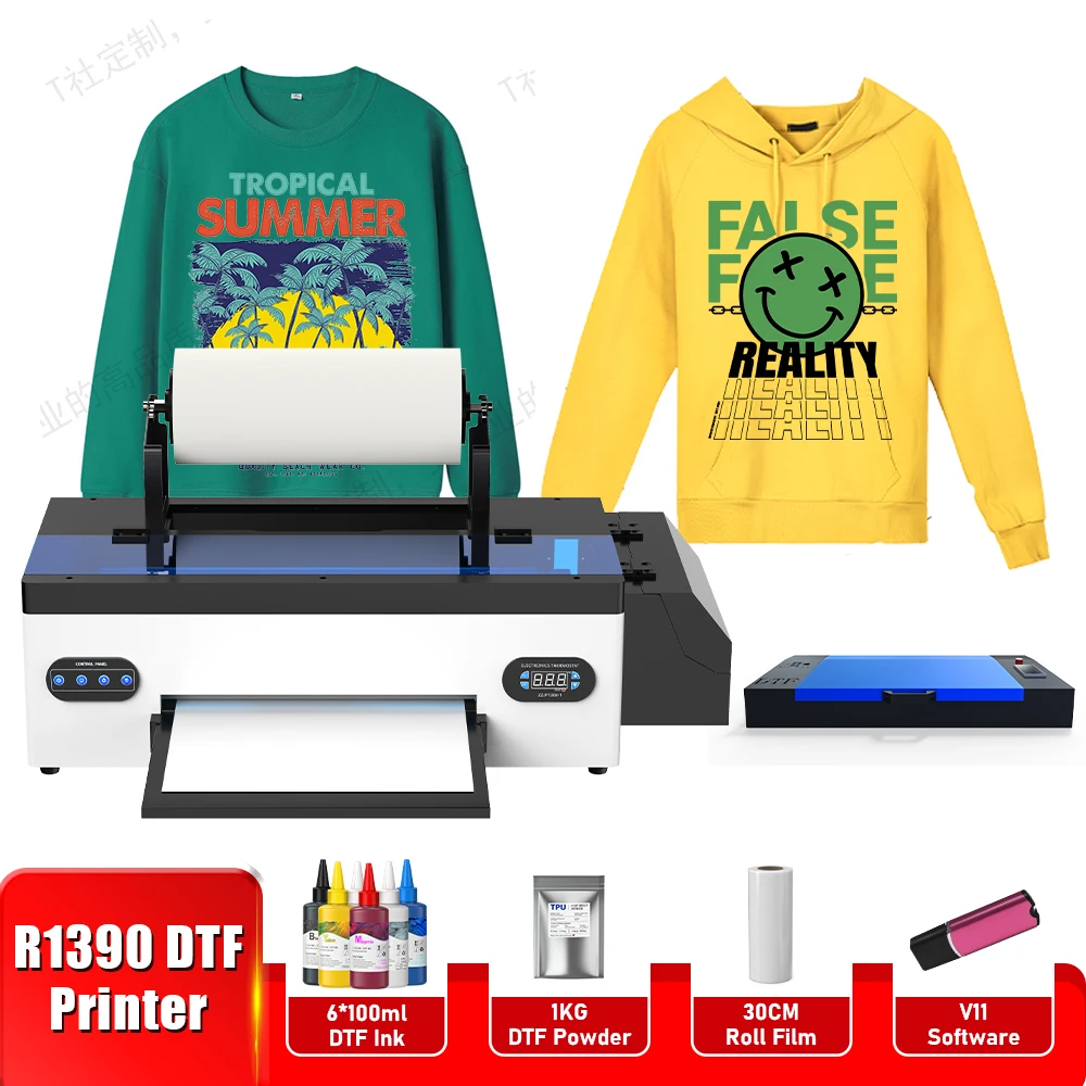 A3 DTF Transfer Printer With R1390 Printer head for Clothes Hoodies Jeans Textile A3 DTF Printer t Shirt Printing Machine A3
A3 DTF Transfer Printer With R1390 Printer head for Clothes Hoodies Jeans Textile A3 DTF Printer t Shirt Printing Machine A3
