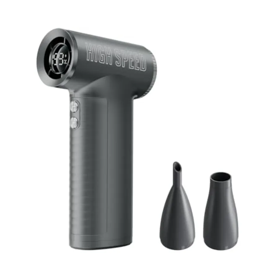 Portable Handheld Turbo Fan for travel, camping, beach, outdoor use; ABS plastic body; black color; 199-speed adjustable, 8000m
Portable Handheld Turbo Fan for travel, camping, beach, outdoor use; ABS plastic body; black color; 199-speed adjustable, 8000m