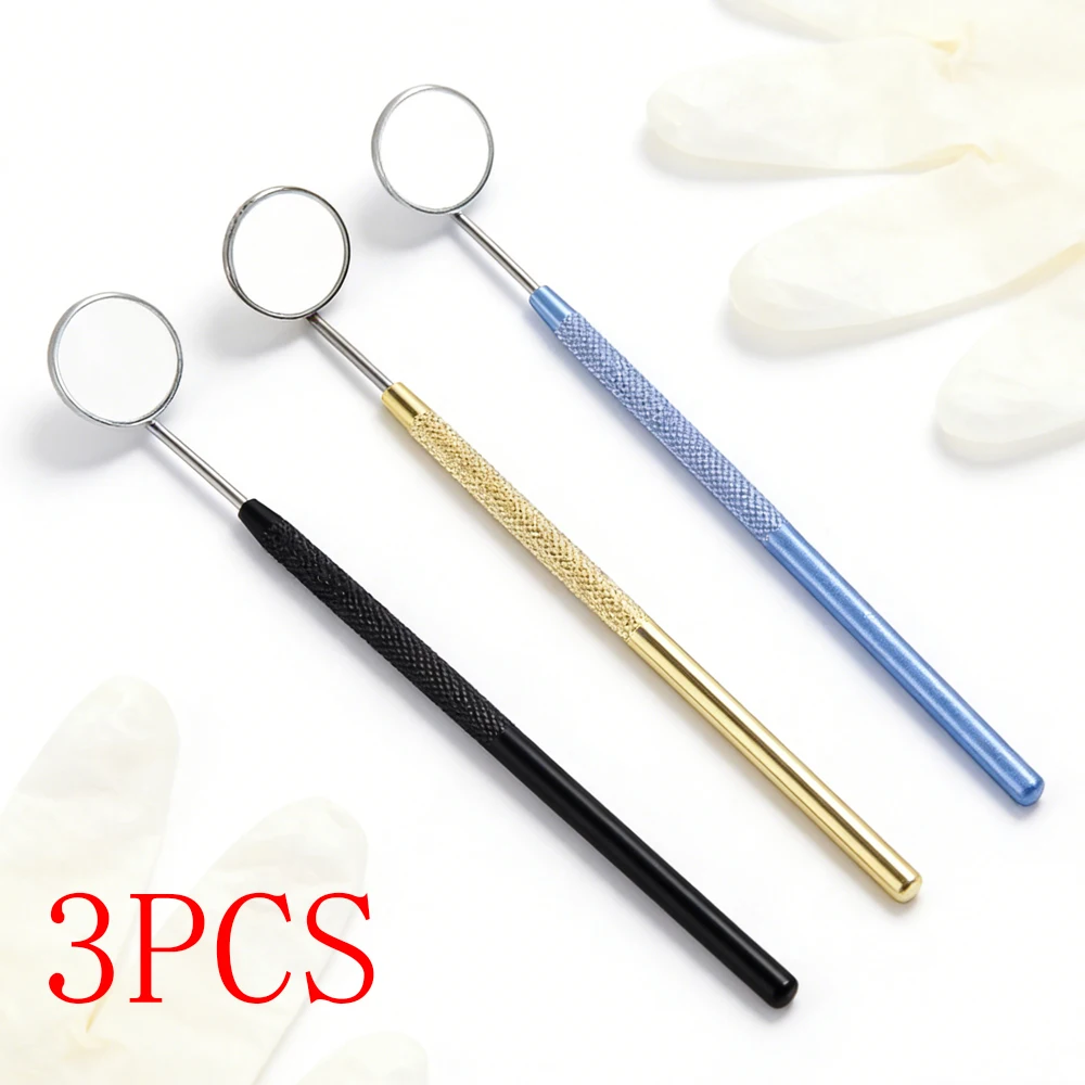 3PCS Dental Mouth Mirror with Handle Stainless Steel Dental Examination Tool for Oral Inspection and Professional Use
3PCS Dental Mouth Mirror with Handle Stainless Steel Dental Examination Tool for Oral Inspection and Professional Use