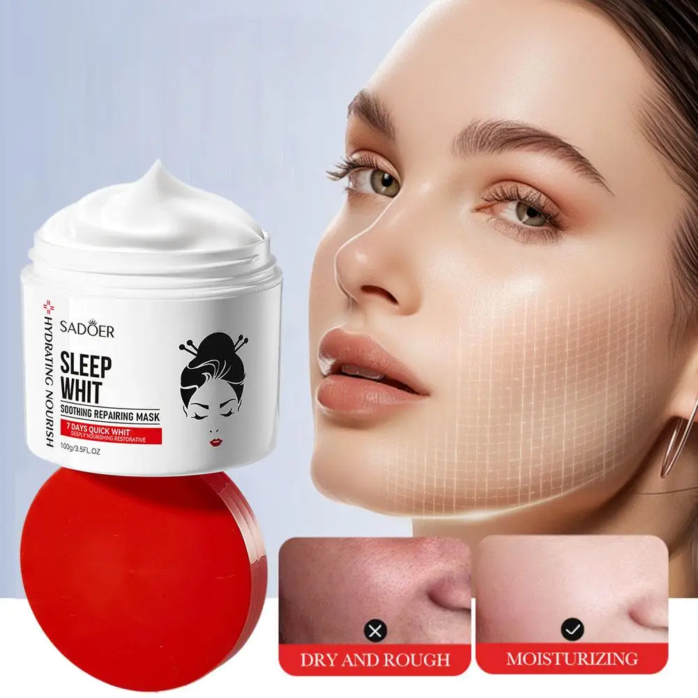 100g Kojic Acid Sleeping Mask Dark Skin Whitening Dark Cream Face Bleaching Care Brightening Mask Spot Skin Lightening J4V2
100g Kojic Acid Sleeping Mask Dark Skin Whitening Dark Cream Face Bleaching Care Brightening Mask Spot Skin Lightening J4V2
