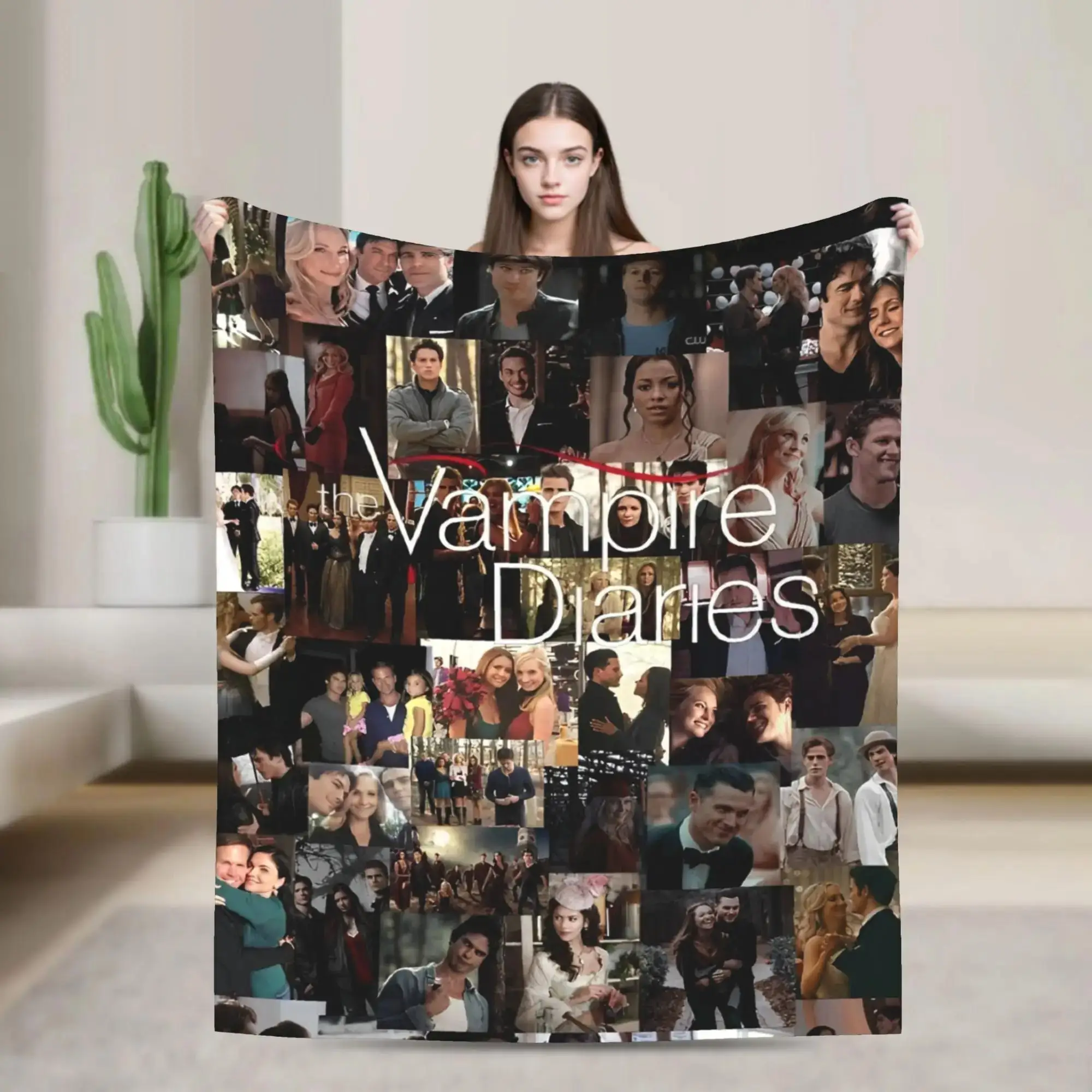 Soft Flannel Throw Blanket Inspired by The Vampire Diaries Damon Salvatore for Camping Sofa Bed Living Room Decor
Soft Flannel Throw Blanket Inspired by The Vampire Diaries Damon Salvatore for Camping Sofa Bed Living Room Decor