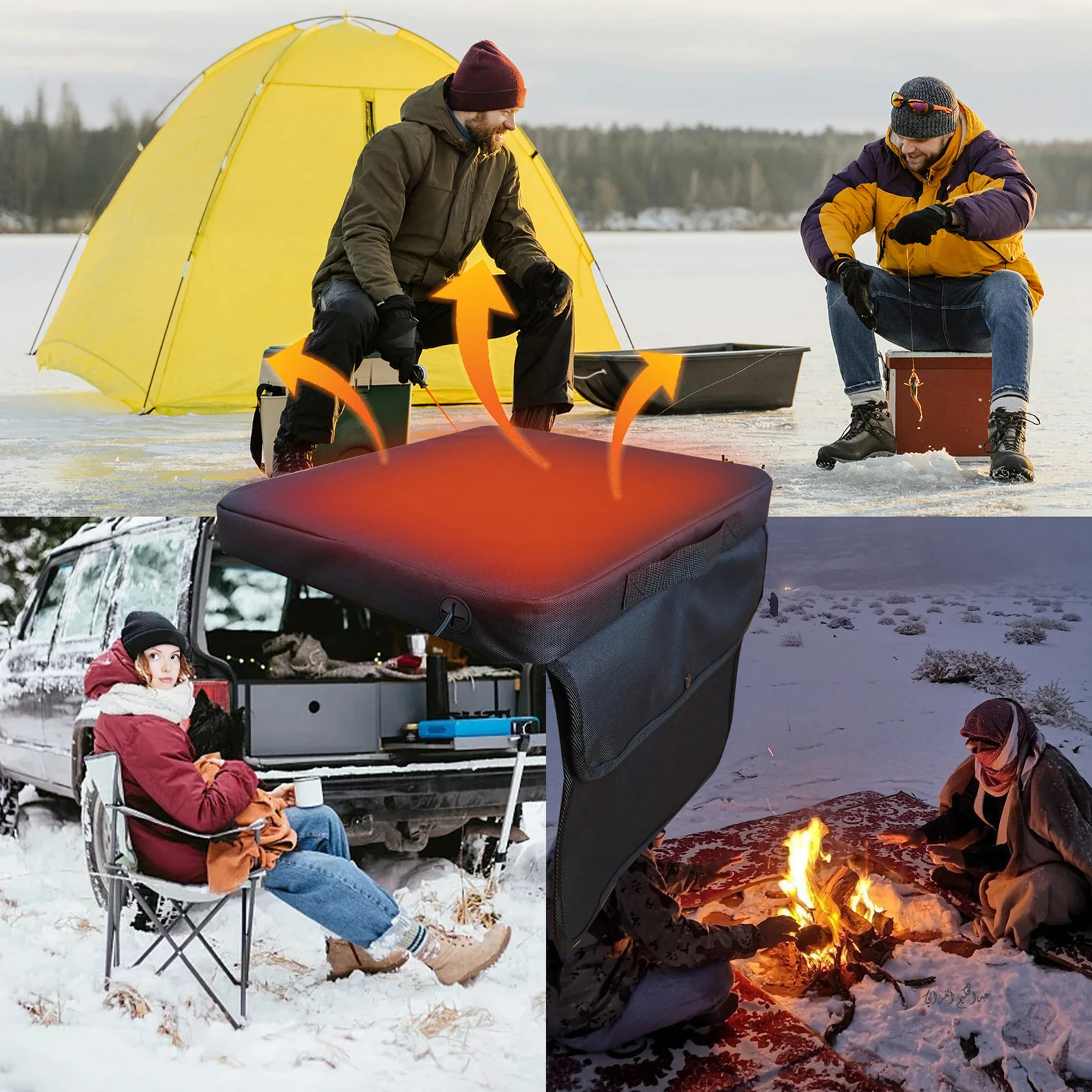 Electric Heated Seat Cushion USB Port 5 Adjustable Temperature Settings Portability Winter Household, Outdoor Heated Seat Pa
Electric Heated Seat Cushion USB Port 5 Adjustable Temperature Settings Portability Winter Household, Outdoor Heated Seat Pa