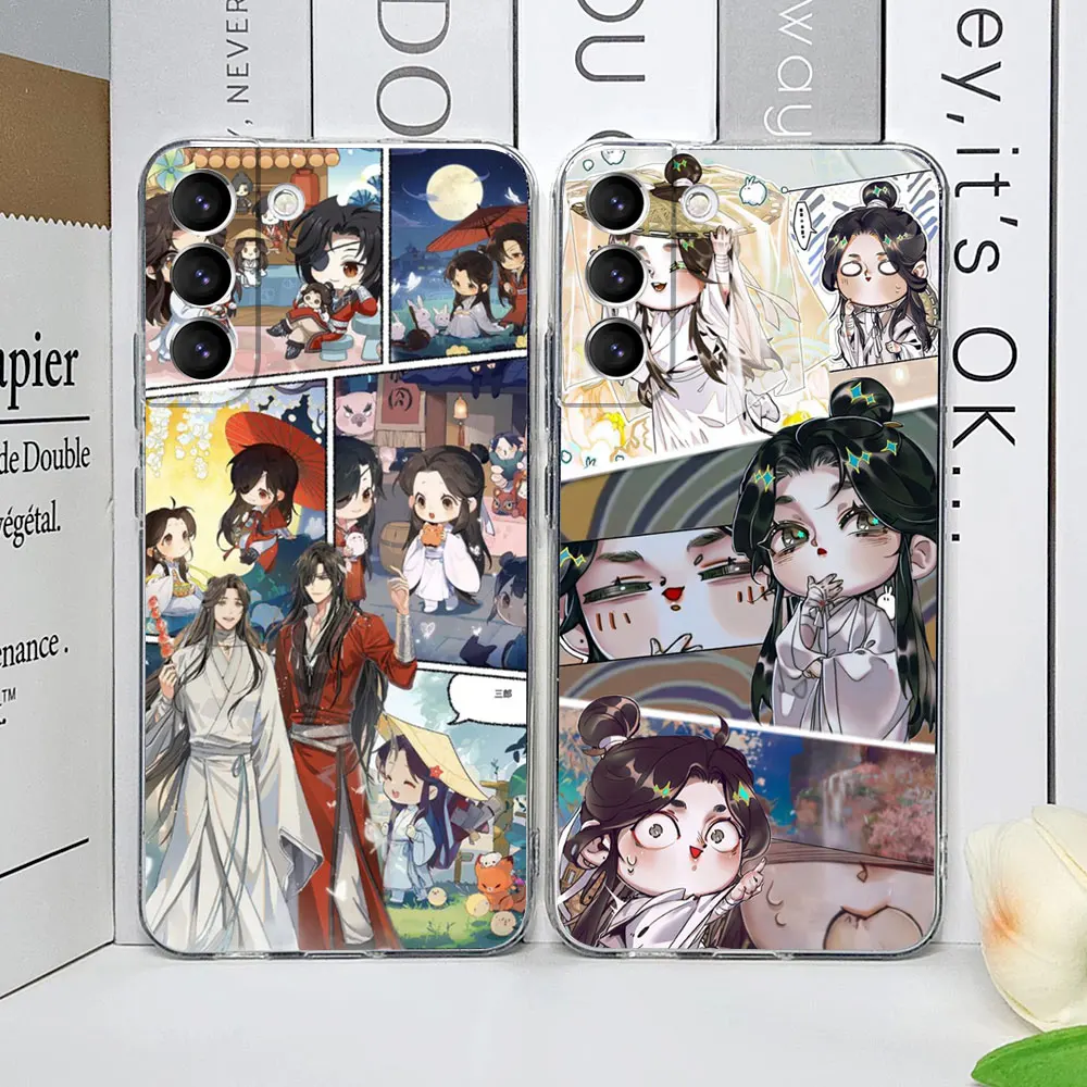 Cute Heaven Official's Blessing Phone Case for Samsung Galaxy S21 FE S22 Plus S23 S25 S24 Ultra Transparent Silicon Cover Fundas
Cute Heaven Official's Blessing Phone Case for Samsung Galaxy S21 FE S22 Plus S23 S25 S24 Ultra Transparent Silicon Cover Fundas