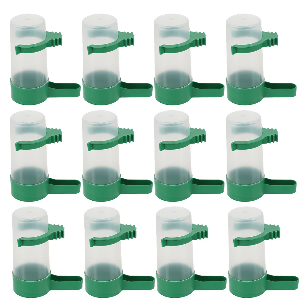 12 Pcs Bird Automatic Drinking Fountain Water Dispenser Food Container Cages for Parakeets Feeder
12 Pcs Bird Automatic Drinking Fountain Water Dispenser Food Container Cages for Parakeets Feeder