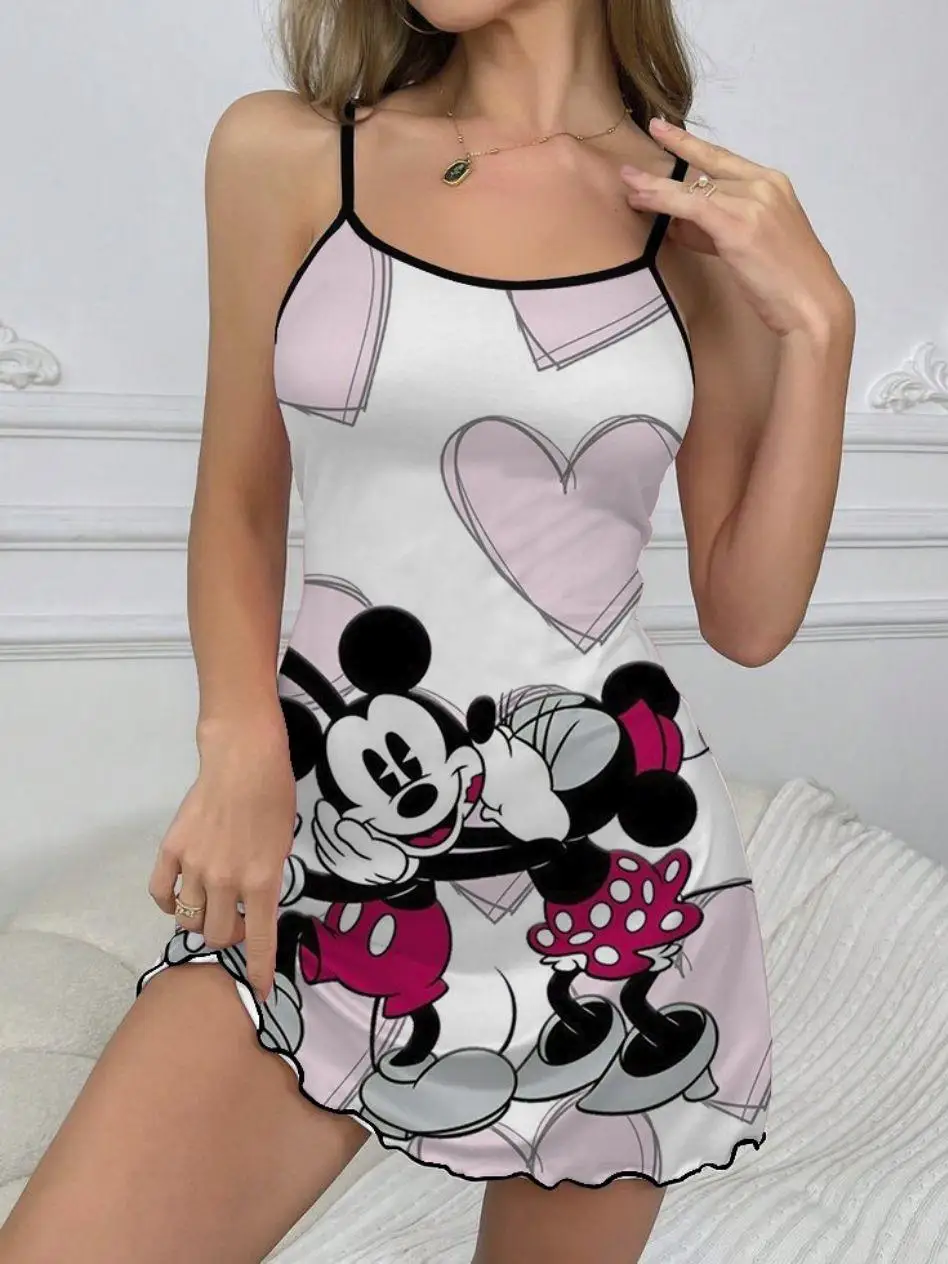Disney Slip Dress Fashion Summer Dresses 2024 Elegant Chic Dress Lettuce Trim Minnie Mouse Crew Neck Women Mini Sexy Trim Neck
Disney Slip Dress Fashion Summer Dresses 2024 Elegant Chic Dress Lettuce Trim Minnie Mouse Crew Neck Women Mini Sexy Trim Neck