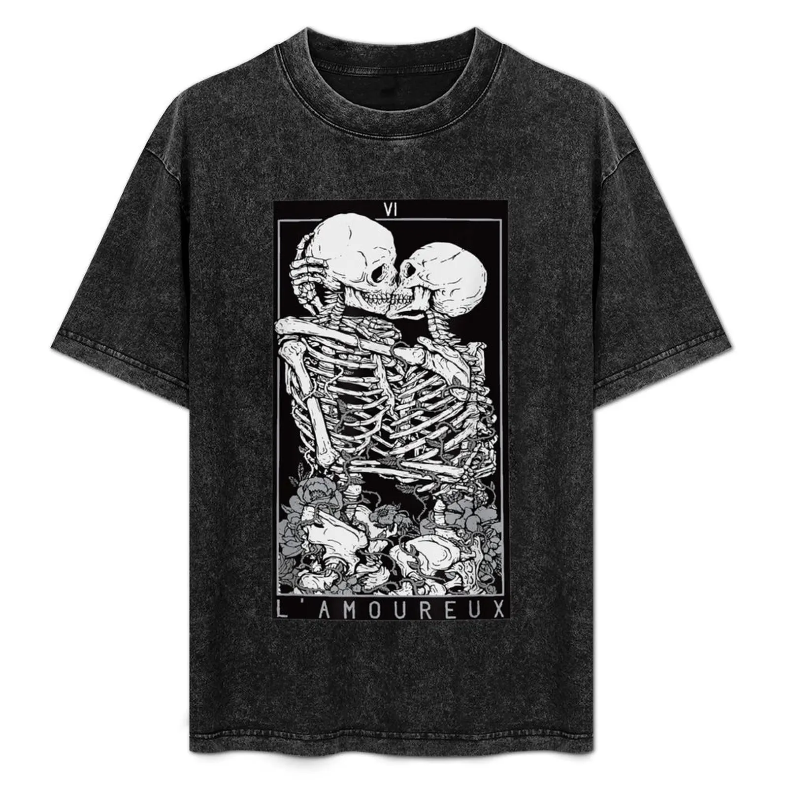 Tarot Card Kissing Skeleton Love Skull Bones Horror Goth T-Shirt Lightweight Casual Summer T-Shirt
Tarot Card Kissing Skeleton Love Skull Bones Horror Goth T-Shirt Lightweight Casual Summer T-Shirt
