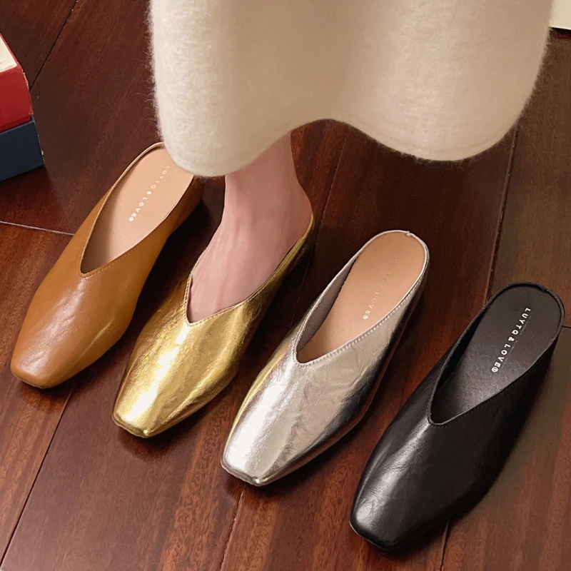 Women Slippers Luxury Designer Shoes Square Toe Elegant Sandals Women Comfortable Slip on Slippers Slides Women Zapatos De Mujer
Women Slippers Luxury Designer Shoes Square Toe Elegant Sandals Women Comfortable Slip on Slippers Slides Women Zapatos De Mujer