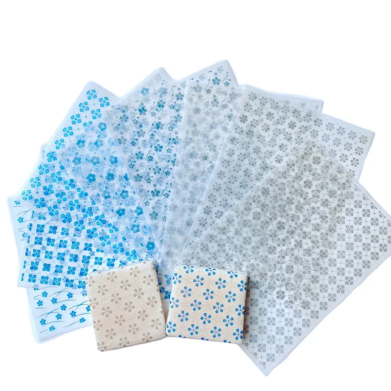 Oriental Pattern Gift Wrapping Paper Soap Packaging Paper ECO Friendly White Translucent Wax Paper Customzied Logo 100pcs
Oriental Pattern Gift Wrapping Paper Soap Packaging Paper ECO Friendly White Translucent Wax Paper Customzied Logo 100pcs