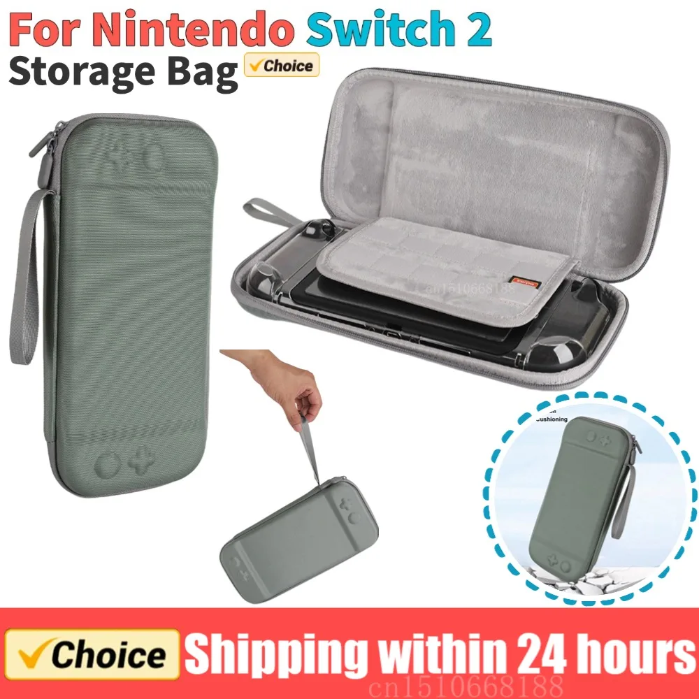 Портативный чехол для переноски Switch 2, дорожная сумка, жесткий корпус, аксессуары, пыленепроницаемый защитный чехол с 10 слотами для игровых карт
Портативный чехол для переноски Switch 2, дорожная сумка, жесткий корпус, аксессуары, пыленепроницаемый защитный чехол с 10 слотами для игровых карт