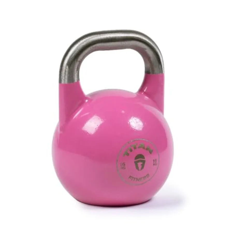 Competition Kettlebell for Full Body Workout Single Piece Casting KG Markings Black with Chrome Finish Ultra-Durable Grip
Competition Kettlebell for Full Body Workout Single Piece Casting KG Markings Black with Chrome Finish Ultra-Durable Grip