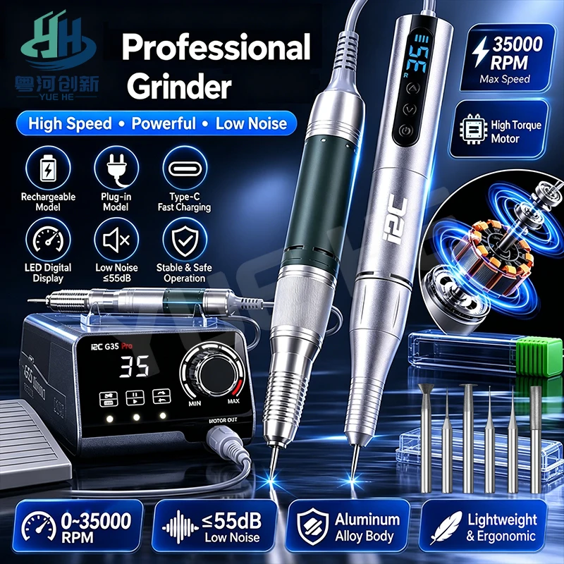 I2C G35/G35Pro Anti-Shake Wireless Grinding Pen Type-C Fast Charging Lightweight Portable for Phone Repair Polishing
I2C G35/G35Pro Anti-Shake Wireless Grinding Pen Type-C Fast Charging Lightweight Portable for Phone Repair Polishing