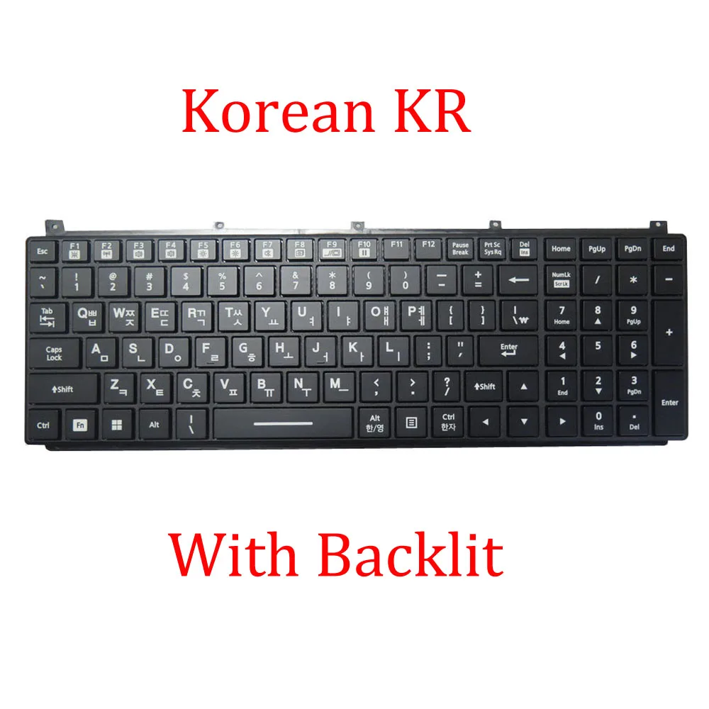 Laptop With Backlit Keyboard For Getac NK5103-03320T-10 Korean KR Black With Frame New
Laptop With Backlit Keyboard For Getac NK5103-03320T-10 Korean KR Black With Frame New