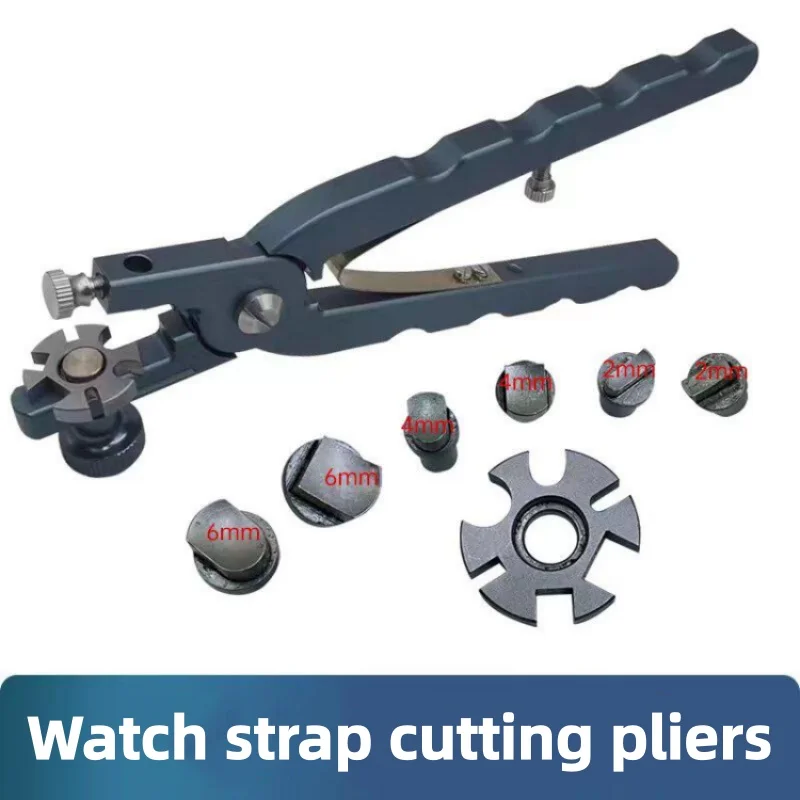 Watch Band Hole Punch Pliers Kit Heavy Duty Metal Watch Strap Punch Tool with 2mm 4mm 6mm Interchangeable Dies
Watch Band Hole Punch Pliers Kit Heavy Duty Metal Watch Strap Punch Tool with 2mm 4mm 6mm Interchangeable Dies