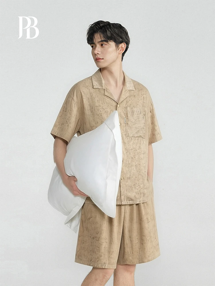 Men's Summer Ice Silk Short Sleeve Sleepwear Set Soft Comfortable Home Clothes Personalized Tie Dye Nightgown Breathable
Men's Summer Ice Silk Short Sleeve Sleepwear Set Soft Comfortable Home Clothes Personalized Tie Dye Nightgown Breathable