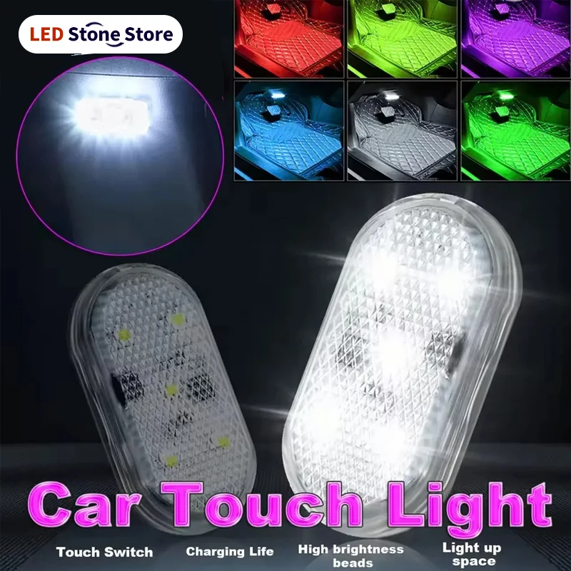 YUSATAN Touch Sensor USB LED Interior light LED Lamp Car Ceiling Lamp Reading Light Car Decorations Roof Interior Lighting
YUSATAN Touch Sensor USB LED Interior light LED Lamp Car Ceiling Lamp Reading Light Car Decorations Roof Interior Lighting