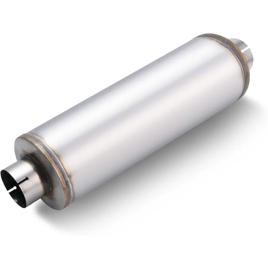 4 Exhaust Muffler with 4 Inlet and Outlet 8 x 24 Body 30 Overall Length Universal Resonator Performance StraightThrough Slottin
4 Exhaust Muffler with 4 Inlet and Outlet 8 x 24 Body 30 Overall Length Universal Resonator Performance StraightThrough Slottin