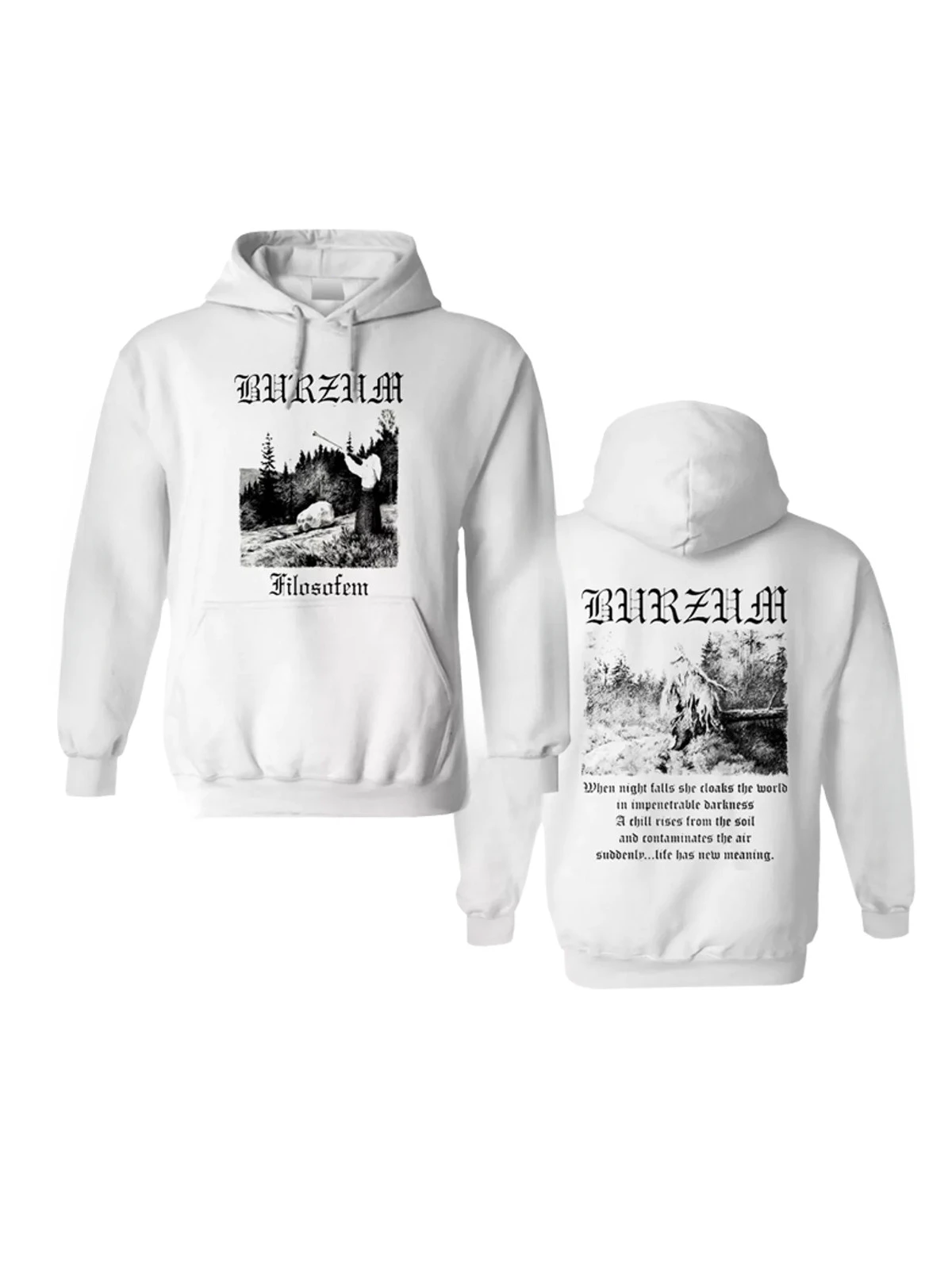Hot Autumn/Winter New Style Burzum Norwegian Black Metal Rock Dark Long-Sleeved Thick Loose Hooded Sweatshirt
Hot Autumn/Winter New Style Burzum Norwegian Black Metal Rock Dark Long-Sleeved Thick Loose Hooded Sweatshirt