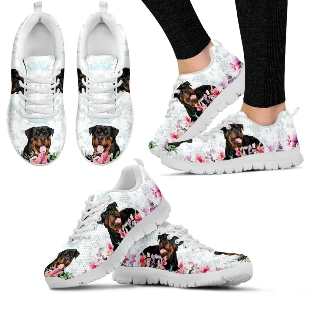 New Rottweiler Design White Soft Sole Casual Sneakers Floral Print Lace Up Sneakers Animal Shoes Zapatos Planos
New Rottweiler Design White Soft Sole Casual Sneakers Floral Print Lace Up Sneakers Animal Shoes Zapatos Planos