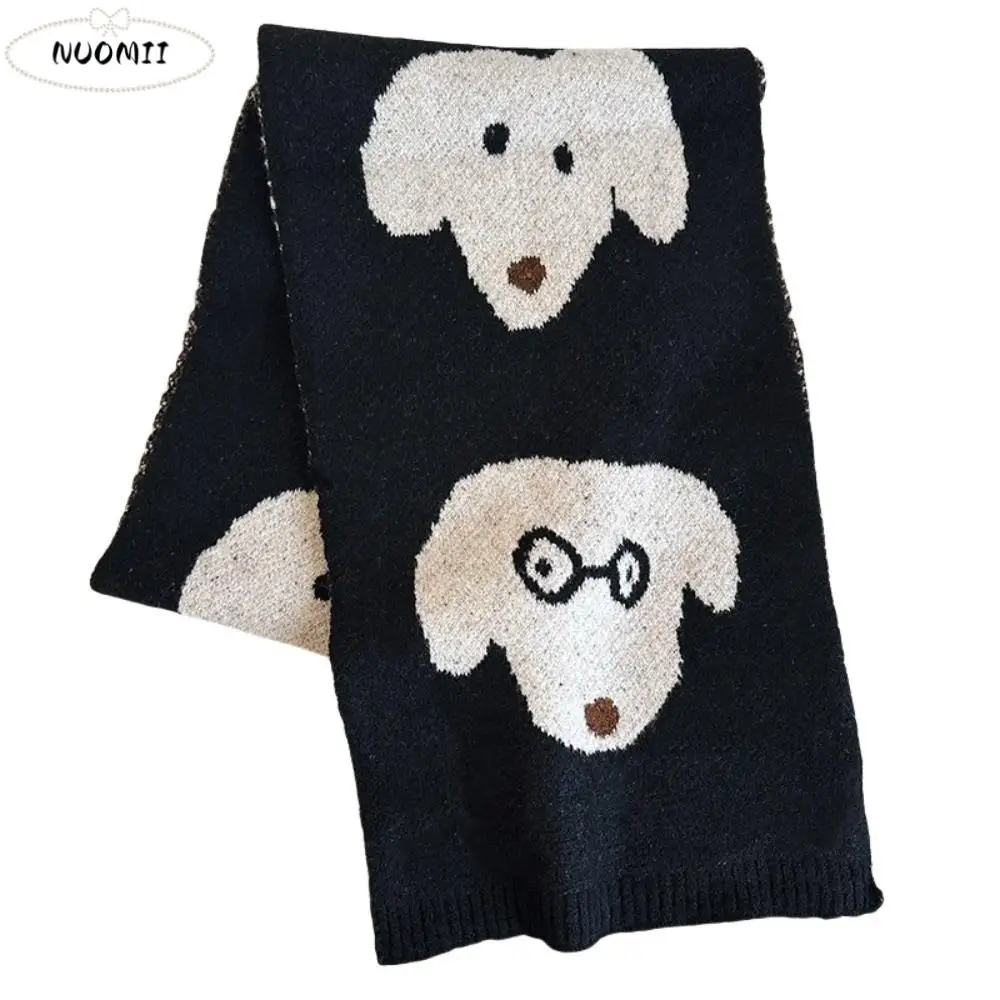 Trendy Lightweight Puppy Pattern Scarf Windproof Korean Style Cashmere Blend Scarf Cute Warm Knitted Shawl Gift
Trendy Lightweight Puppy Pattern Scarf Windproof Korean Style Cashmere Blend Scarf Cute Warm Knitted Shawl Gift