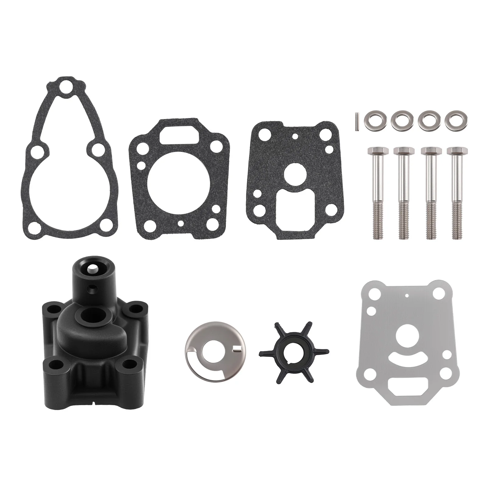 Marine Impeller Kit for Evinrude Johnson 4-Stroke 4HP 6HP 46-161543
Marine Impeller Kit for Evinrude Johnson 4-Stroke 4HP 6HP 46-161543