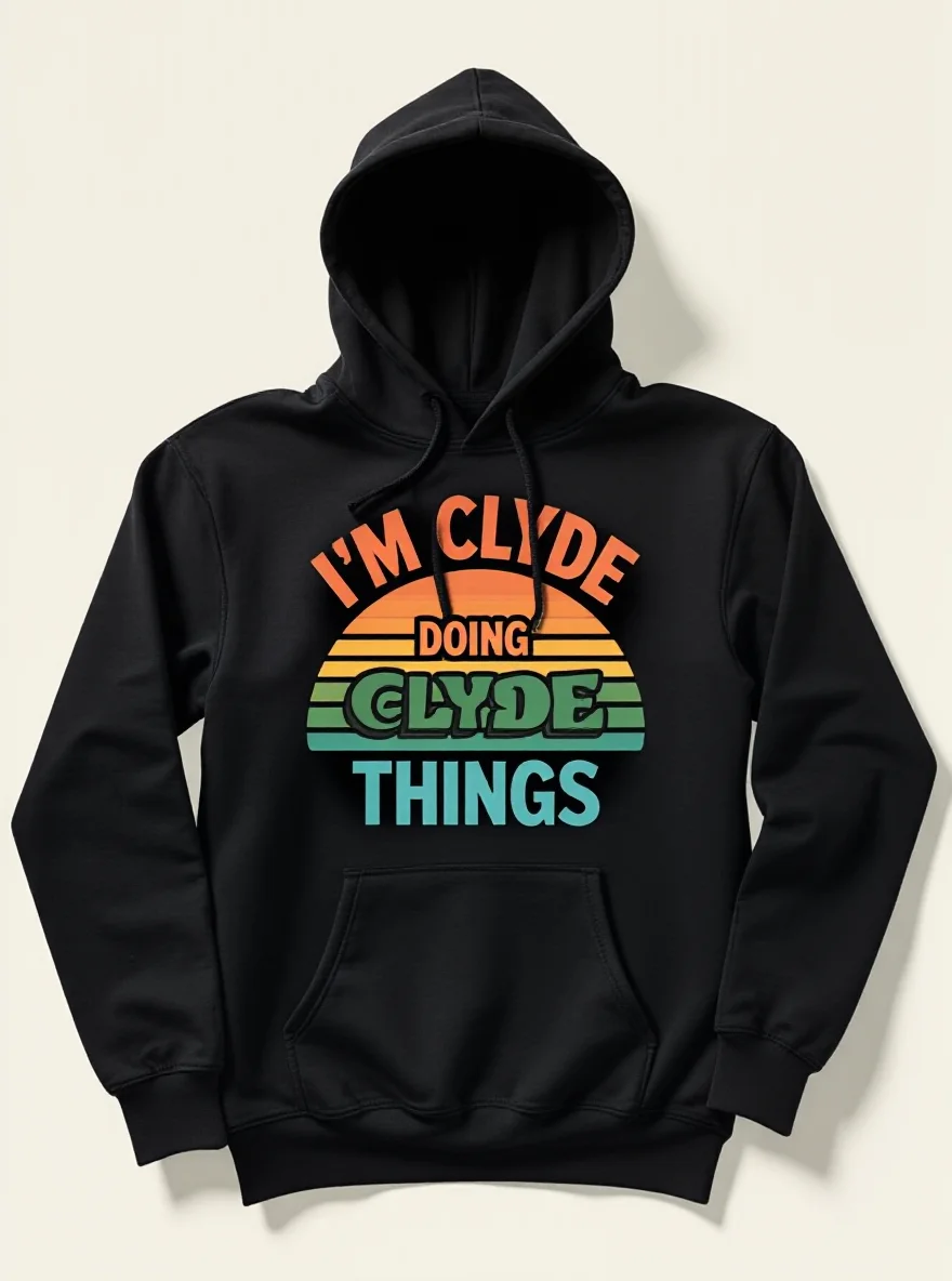 Толстовка унисекс I'm Clyde Doing Things, 3D-принт, карман-кенгуру, мягкая, дышащая
Толстовка унисекс I'm Clyde Doing Things, 3D-принт, карман-кенгуру, мягкая, дышащая