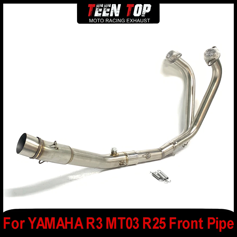 51mm Motorcycle Exhaust Escape Pipe For YAMAHA R3 MT03 R25 Exhaust Elbow Front Link Pipe Stainless Steel Connect Tube
51mm Motorcycle Exhaust Escape Pipe For YAMAHA R3 MT03 R25 Exhaust Elbow Front Link Pipe Stainless Steel Connect Tube