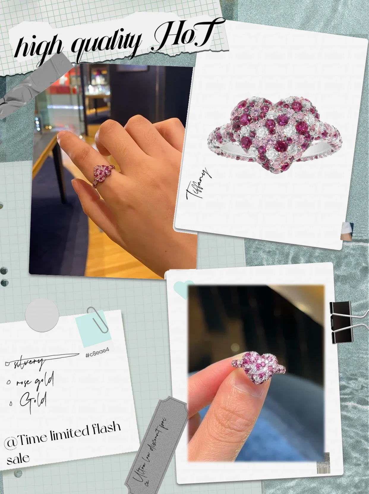 2025 Silver S925 Ring with Colorful Diamonds and Sparkling Zircon, Exuding A Noble and Luxurious Ladies' European and American
2025 Silver S925 Ring with Colorful Diamonds and Sparkling Zircon, Exuding A Noble and Luxurious Ladies' European and American