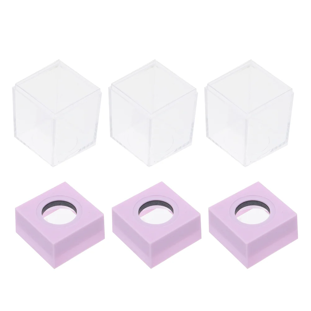 3 Pcs Paper Clip Storage Bucket Small Container Portable Holder Case Magnetic Square Purple Plastic
3 Pcs Paper Clip Storage Bucket Small Container Portable Holder Case Magnetic Square Purple Plastic