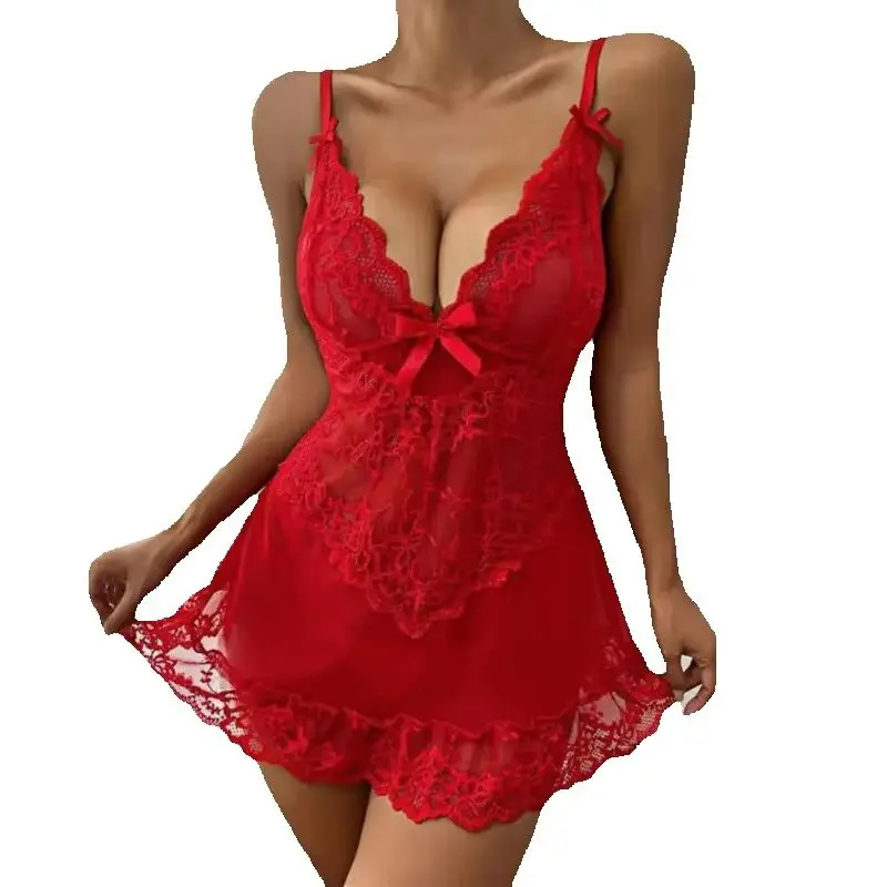 Floral Lace Nightdress Sexy Nightdress Sexy Sheer Mesh Babydoll Nightdress Set Floral Lace Chemise Sleepwear V Neck Boudoir
Floral Lace Nightdress Sexy Nightdress Sexy Sheer Mesh Babydoll Nightdress Set Floral Lace Chemise Sleepwear V Neck Boudoir