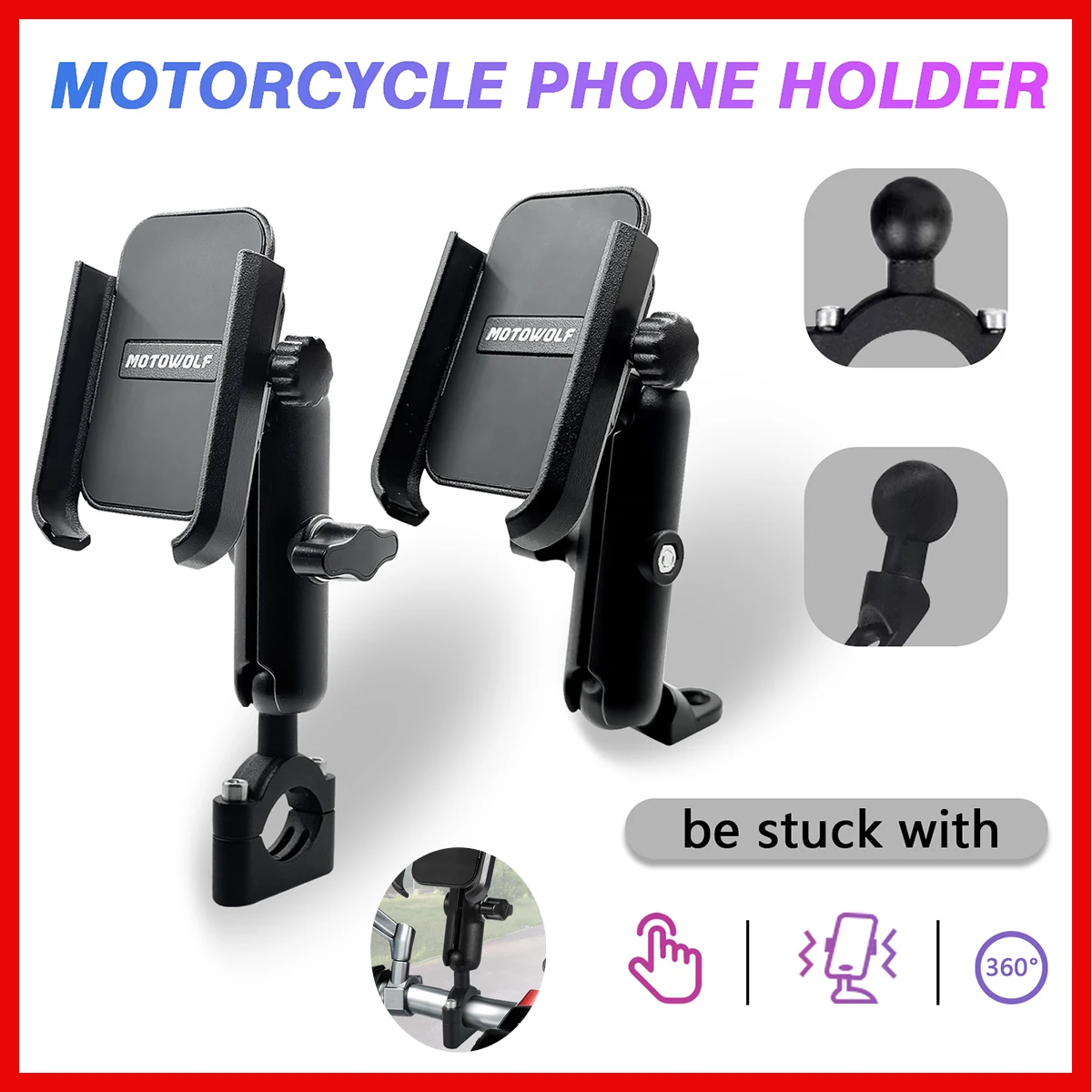 1 шт. держатель для мобильного телефона FUNTIMES, держатель для мобильного телефона для всех дорожных транспортных средств, многостильный навигационный кронштейн для верховой езды/езды
1 шт. держатель для мобильного телефона FUNTIMES, держатель для мобильного телефона для всех дорожных транспортных средств, многостильный навигационный кронштейн для верховой езды/езды