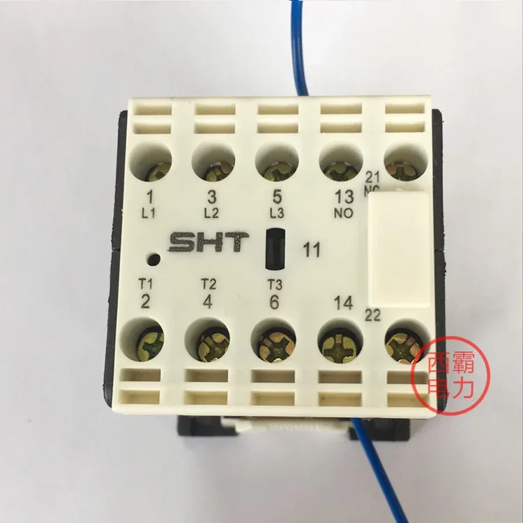 SHT Shanghai Huatong HAC2-6.3/11 AC contactor 4 normally open and 1 normally closed cjx2-6.3/11 220V 
SHT Shanghai Huatong HAC2-6.3/11 AC contactor 4 normally open and 1 normally closed cjx2-6.3/11 220V