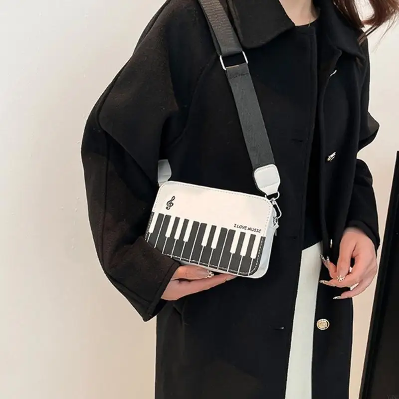 Y3NE Fashionable Piano Note Crossbody Bag Stylish PU Leather Shoulder Purse Suitable For Parties And Casual Travel
Y3NE Fashionable Piano Note Crossbody Bag Stylish PU Leather Shoulder Purse Suitable For Parties And Casual Travel