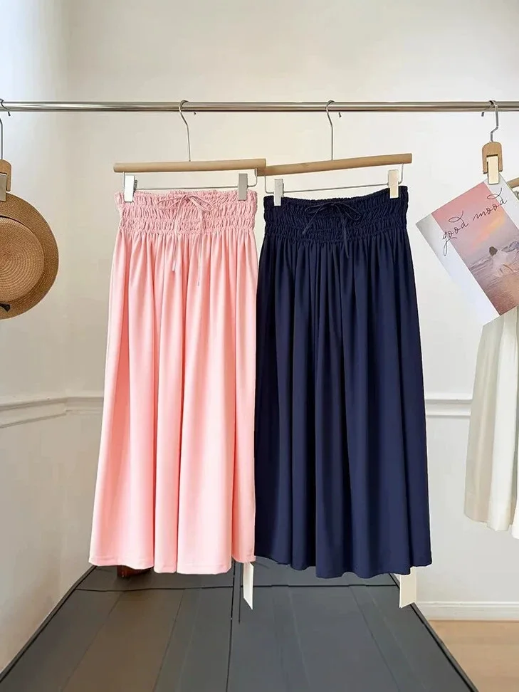 Dave&di Skirt Woman Clothing Faldas Skirts cotton Elastic Waist Casual Half Skirt, Paired With Strapless Skirt
Dave&di Skirt Woman Clothing Faldas Skirts cotton Elastic Waist Casual Half Skirt, Paired With Strapless Skirt
