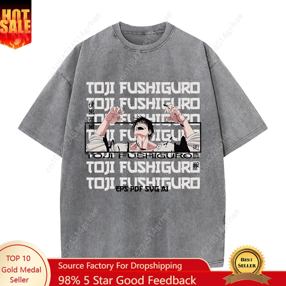 2025 Anime Jujutsu Kaisen Tshirts Vintage Washed T Shirt Harajuku Oversize Cotton Tee Cotton Fashion Streetwear Unisex Top
2025 Anime Jujutsu Kaisen Tshirts Vintage Washed T Shirt Harajuku Oversize Cotton Tee Cotton Fashion Streetwear Unisex Top