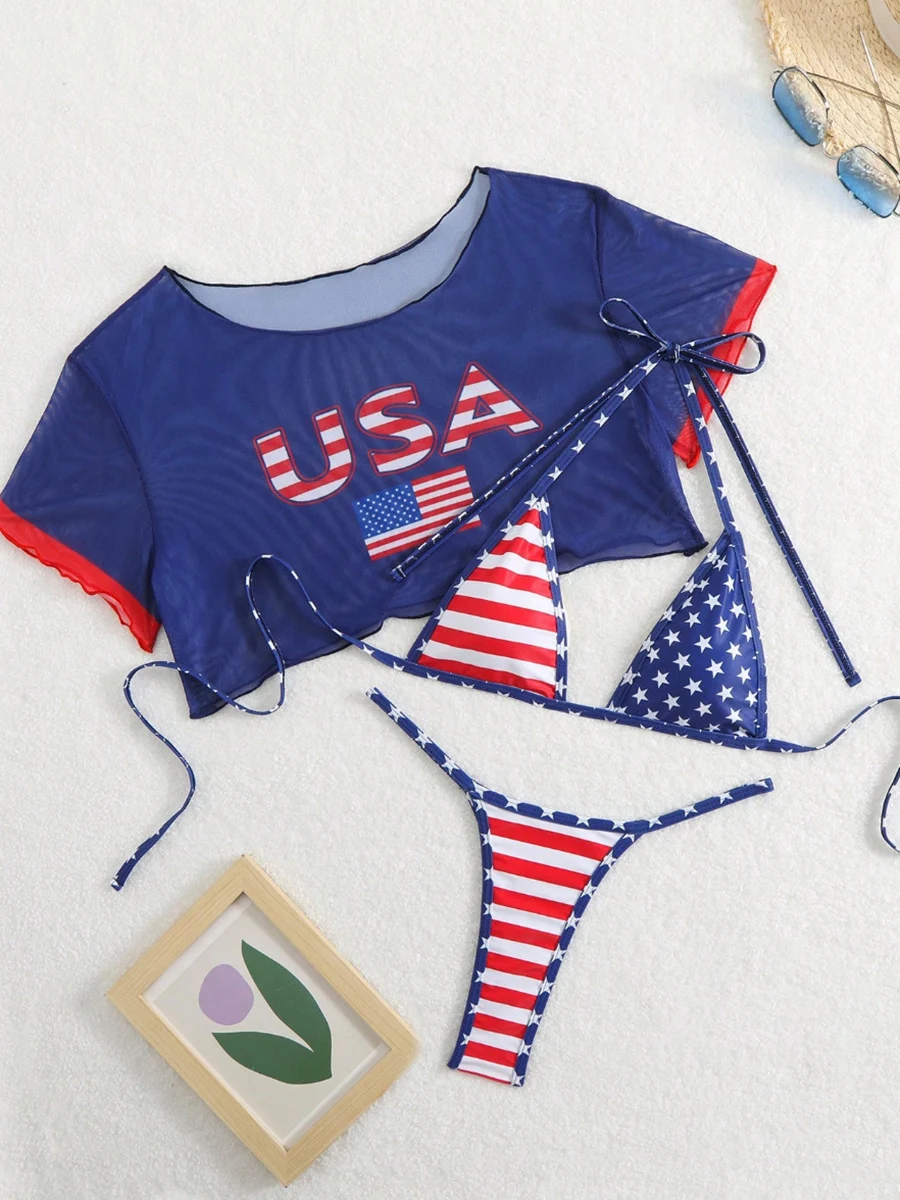 3 Pieces Swimwear Letter Bikini Set Swimsuit with Shorts Women Bathing Suit Micro Bikini Swimming Suits Biquini Beachwear
3 Pieces Swimwear Letter Bikini Set Swimsuit with Shorts Women Bathing Suit Micro Bikini Swimming Suits Biquini Beachwear