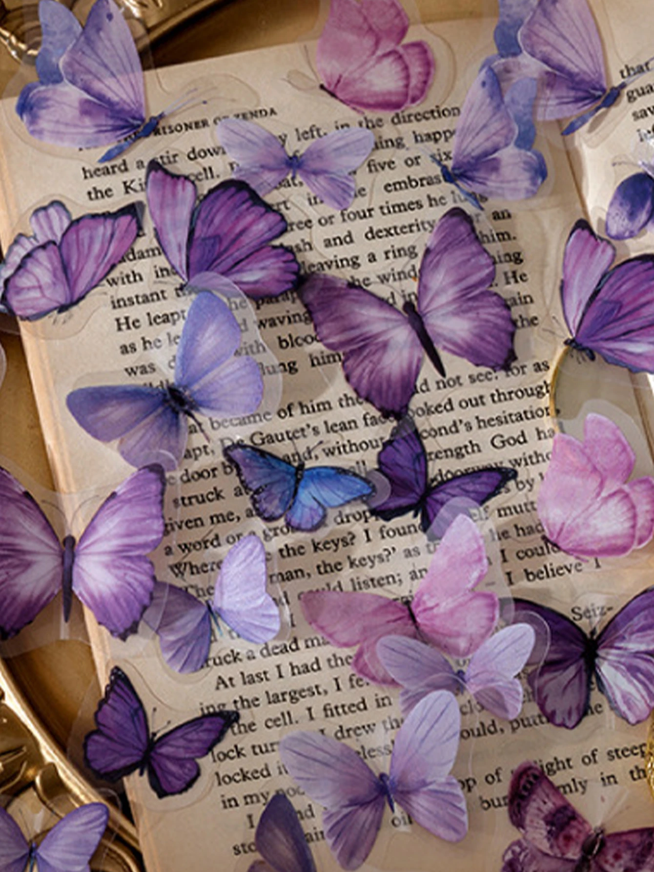 40pcs/set Butterfly Stickers Pack, Clear Waterproof Decals for Scrapbooking, Journaling, DIY Crafts, Aesthetic Decor
40pcs/set Butterfly Stickers Pack, Clear Waterproof Decals for Scrapbooking, Journaling, DIY Crafts, Aesthetic Decor