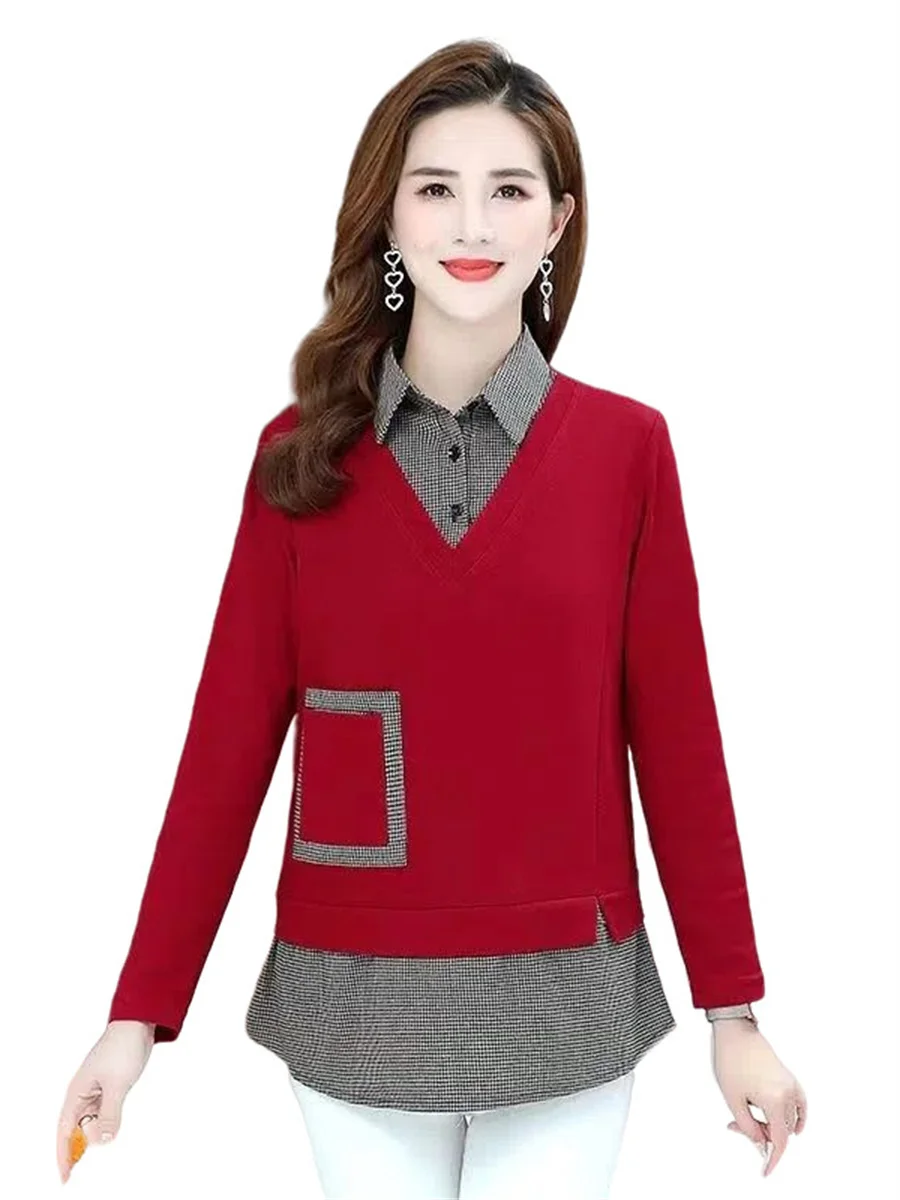 5XL Women Summer Spring Blouses Shirts Lady Fashion Casual Short Sleeve Turn-down Collar Fake Two Pocket Blusas Tops G2540
5XL Women Summer Spring Blouses Shirts Lady Fashion Casual Short Sleeve Turn-down Collar Fake Two Pocket Blusas Tops G2540