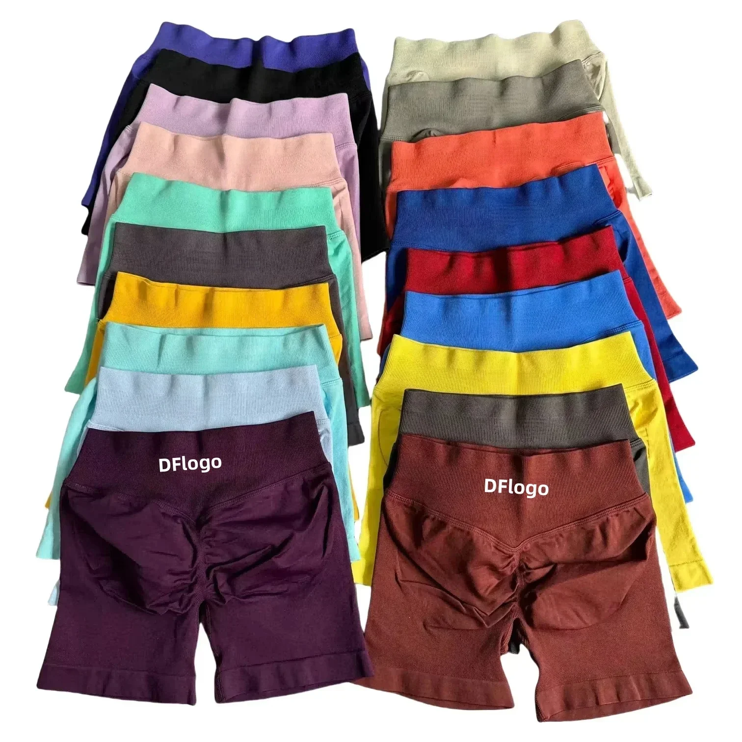 Impact Shorts with Logo Low Waist Seamless Yoga Shorts Scrunch Bum Gym Shorts Workout Biker Short Stretch Fitness Clothing
Impact Shorts with Logo Low Waist Seamless Yoga Shorts Scrunch Bum Gym Shorts Workout Biker Short Stretch Fitness Clothing