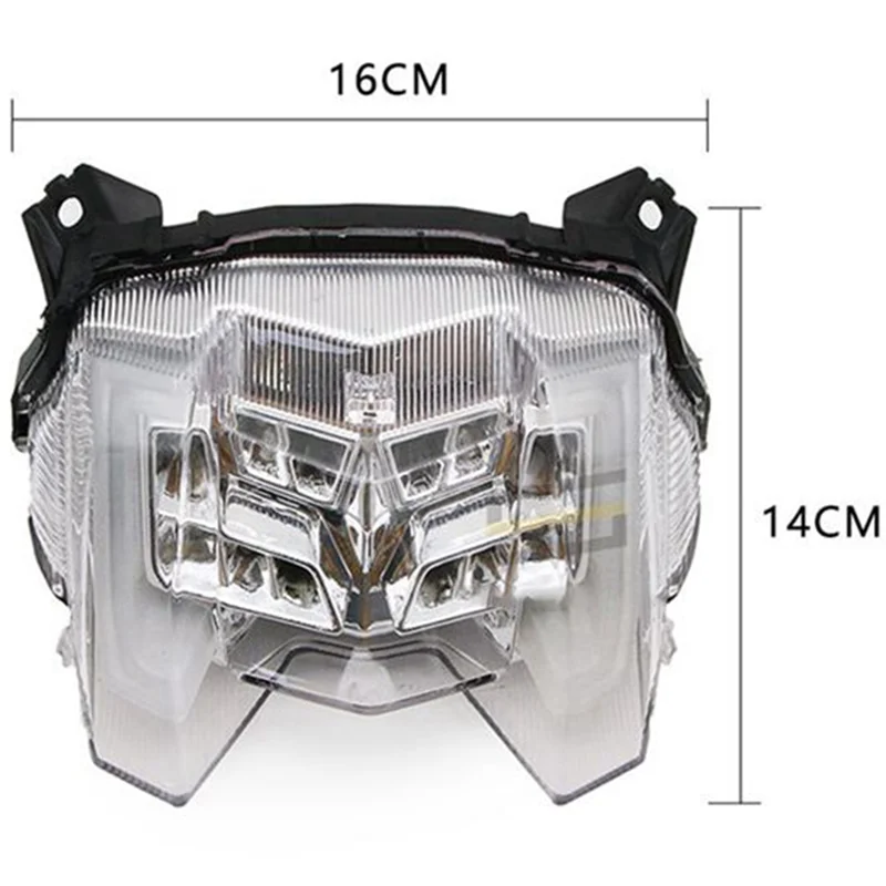 #750C For Motorcycle Tail Light Turn Signal Light for Yamaha MT09 2017-2020 (transparent color)
#750C For Motorcycle Tail Light Turn Signal Light for Yamaha MT09 2017-2020 (transparent color)