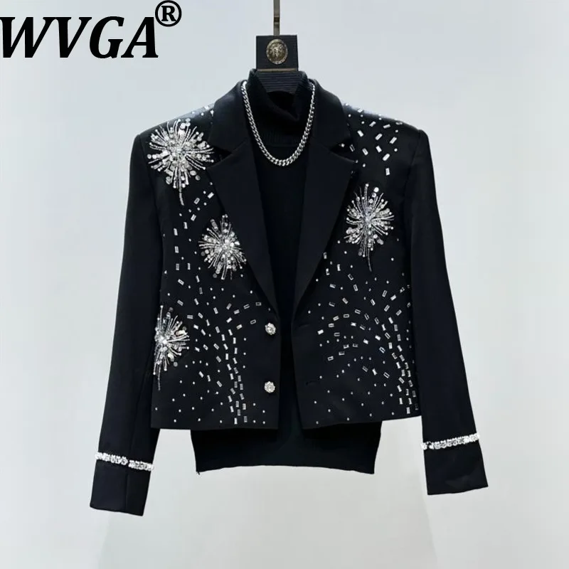 WVGA, весенне-осенний новый мужской короткий пиджак с тяжелыми бриллиантами, нишевый шикарный повседневный костюм с вышивкой и блестками, мягкий костюм на плечах, пальто W14013
WVGA, весенне-осенний новый мужской короткий пиджак с тяжелыми бриллиантами, нишевый шикарный повседневный костюм с вышивкой и блестками, мягкий костюм на плечах, пальто W14013